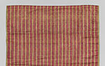 Pha Khem Khab;‘Benares Silk‘, Silk and gilt-metal thread  brocade with Chinese green silk lining, India, Uttar Pradesh, Varanasi