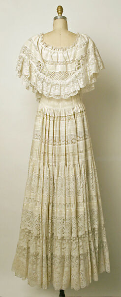 Ensemble, Giorgio di Sant'Angelo (American, born Italy, 1933–1989), (a) cotton, synthetic, plastic; (b) cotton, horsehair; (c) cotton, synthetic, American