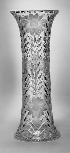 Vase, C. Dorflinger and Sons (American, White Mills, Pennsylviania, 1881–1921), Glass, American 