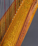 Louis XV Special Harp, Lyon &amp; Healy (American, Chicago, Illinois), Maple, spruce, rosewood inlay, gold leaf, American