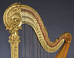 Louis XV Special Harp, Lyon &amp; Healy (American, Chicago, Illinois), Maple, spruce, rosewood inlay, gold leaf, American