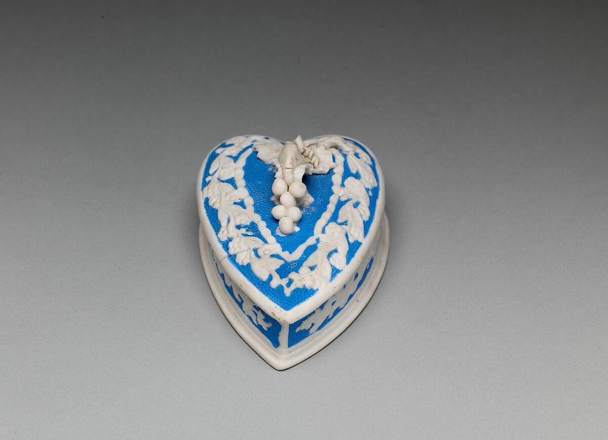 Box, Parian porcelain, American