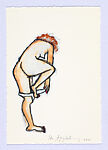 Untitled (Modern Olympia), Ida Applebroog  American, Ultrachrome ink on Hanemuhle bamboo paper