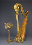 Music Stand, Lyon & Healy  American, Wood and gilding, American