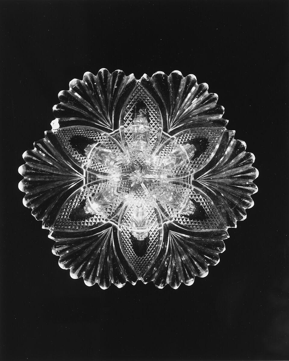 Presentation vase, Long Island Flint Glass Works of Christian Dorflinger (1852–63), Blown, cut, and engraved glass, American