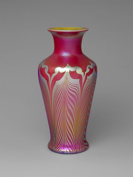 Vase, Designed by Victor Durand Jr. (American, Baccard, France 1870–1931 Millville, New Jersey), Blown glass, American 