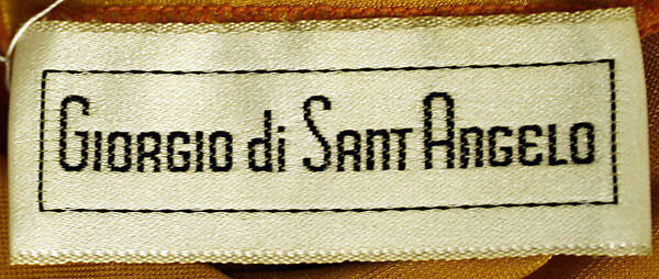 Ensemble, Giorgio di Sant'Angelo (American, born Italy, 1933–1989), synthetic (probably), American