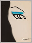 Unpublished Cover design for Harper’s Bazaar, Lillian Bassman, Gelatin silver print and oil crayon