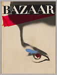 Unpublished Cover design for Harper’s Bazaar, Lillian Bassman, Gelatin silver print, colored paper, and oil crayon