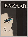 Unpublished Cover design for Harper’s Bazaar, Lillian Bassman, Gelatin silver print, paper, and oil crayon