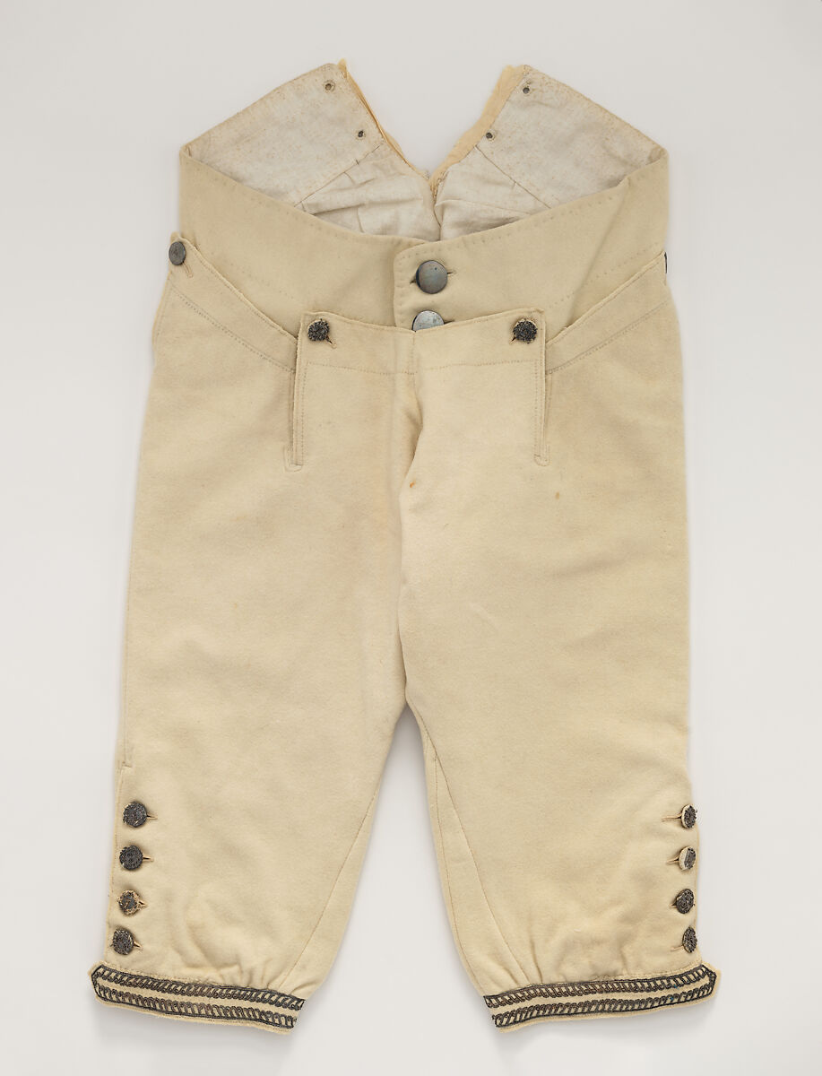 Suit, wool, silk, metallic embroidery, English