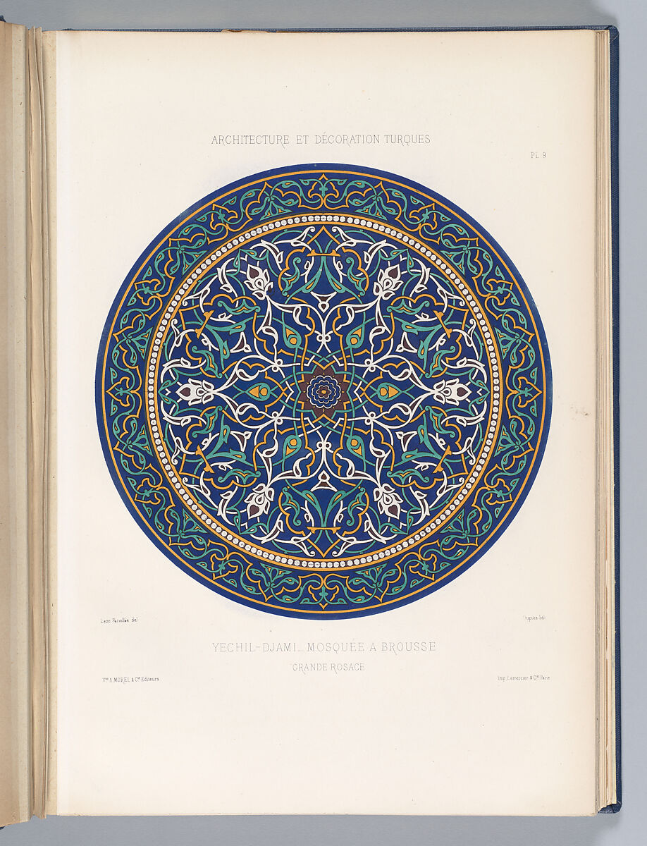 Architecture et décoration turques au XVe siècle, Léon Parvillée (French, 1830–1885), Chromolithography