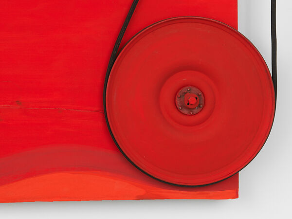 The Perpetual Painting, Moira Dryer (Canadian, Toronto 1957–1992 New York), Casein, lacquer, ferrous metal, rubber and plywood