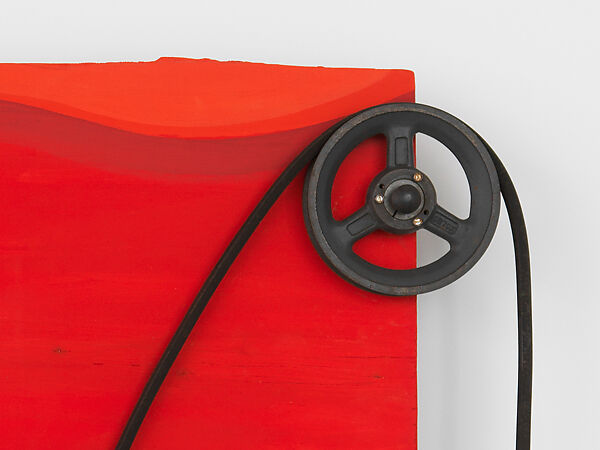 The Perpetual Painting, Moira Dryer (Canadian, Toronto 1957–1992 New York), Casein, lacquer, ferrous metal, rubber and plywood