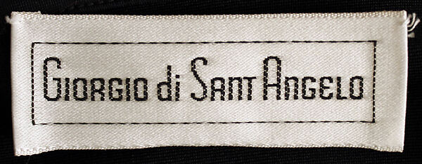 Ensemble, Giorgio di Sant'Angelo (American, born Italy, 1933–1989), synthetic, American