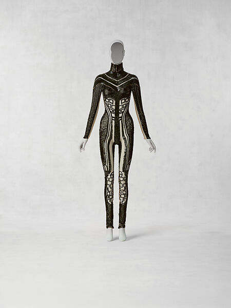 Bodysuit, Alexander McQueen  British, synthetic, plastic, British