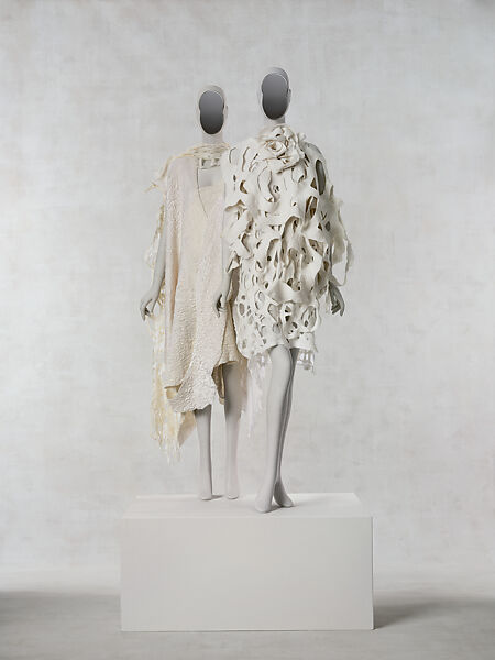 "Floating Dress", Sugandha Gupta  Indian, ultra-fine Merino wool; mulberry silk