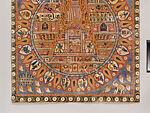 The Jagannatha Temple and Krishna’s Dance of Love, Opaque watercolor on cloth, India, Puri, Odisha
