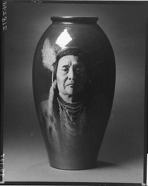 Chief Joseph of the Nez Perce, Designed by William Purcell McDonald (American, Cincinnati, Ohio 1864–1931 Cincinnati, Ohio), Earthenware, American