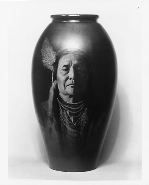 Chief Joseph of the Nez Perce, Designed by William Purcell McDonald (American, Cincinnati, Ohio 1864–1931 Cincinnati, Ohio), Earthenware, American