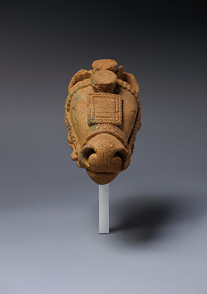 Horse head, Yoruba artist, Terracotta, Yoruba peoples