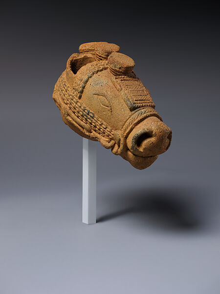 Horse head, Yoruba artist, Terracotta, Yoruba peoples