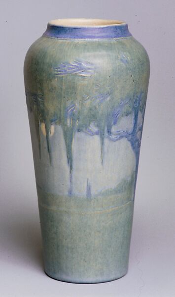 Vase, Newcomb Pottery (1894–1940), Painted and glazed earthenware, American