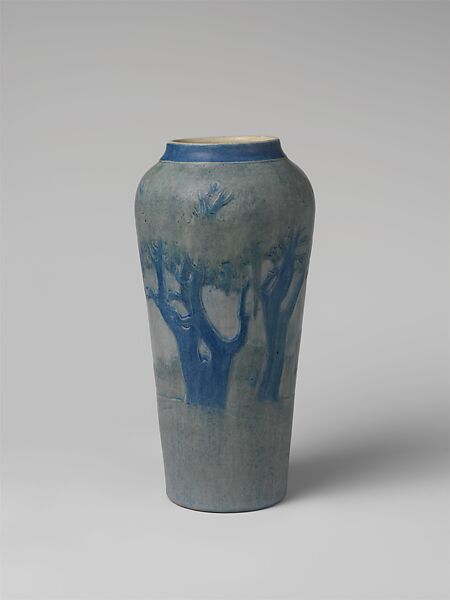 Vase, Newcomb Pottery (1894–1940), Painted and glazed earthenware, American