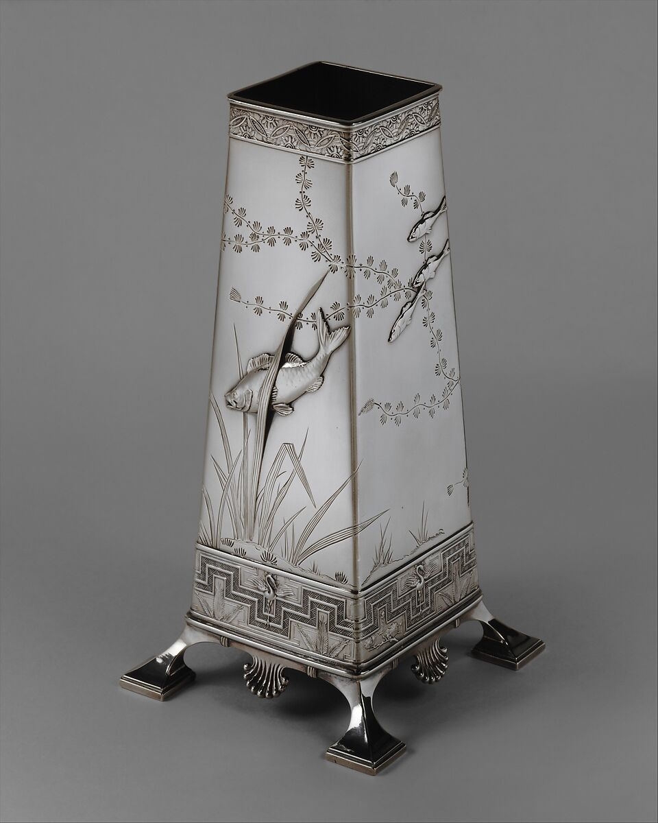 Vase, Tiffany &amp; Co. (1837–present), Silver, American