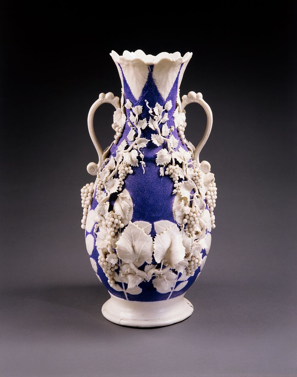 Vase, Probably John Moses and Company (1864–after 1902), Porcelain, American