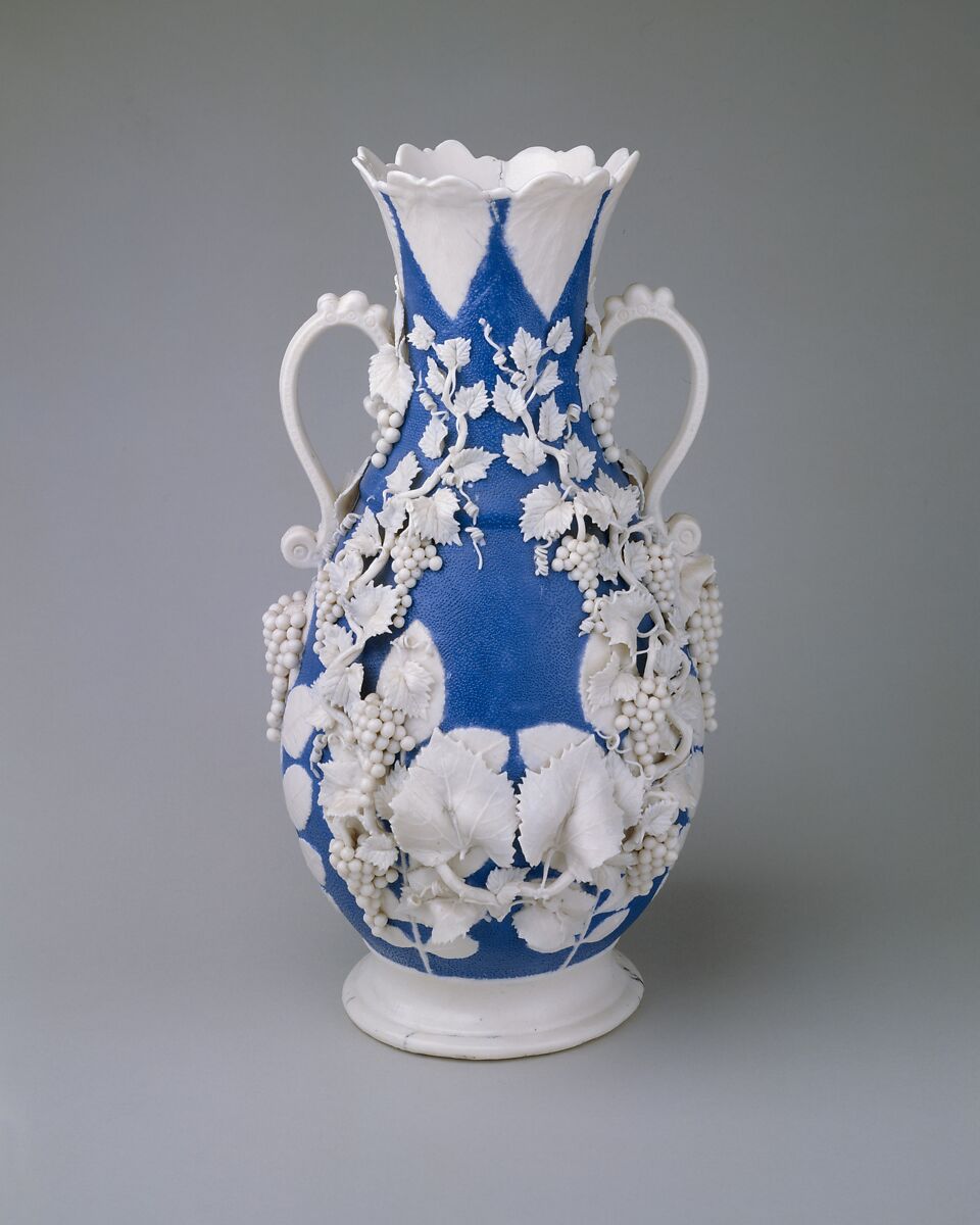 Vase, Probably John Moses and Company (1864–after 1902), Porcelain, American 