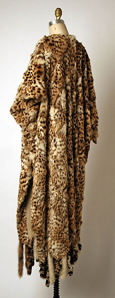 Poncho, Giorgio di Sant'Angelo (American, born Italy, 1933–1989), fur, wool, American