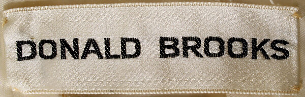 "Monkey Dress", Donald Brooks (American, New Haven, Connecticut 1928–2005 Stony Brook, New York), silk, wool, plastic, American