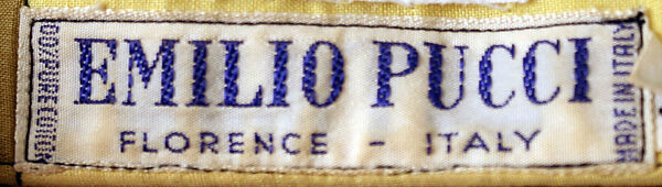 Ensemble, Emilio Pucci (Italian, Florence 1914–1992), a-c) cotton, Italian