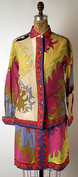 Ensemble, Emilio Pucci (Italian, Florence 1914–1992), a-c) cotton, Italian 