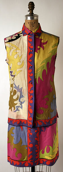 Ensemble, Emilio Pucci (Italian, Florence 1914–1992), a-c) cotton, Italian