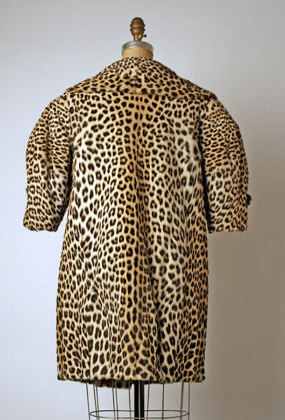 Coat, fur, wool, plastic, American