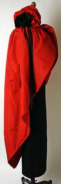 Evening ensemble, Pierre Cardin (French (born Italy), San Biagio di Callalta 1922–2020 Neuilly), a) wool, silk, synthetic; b) silk, French