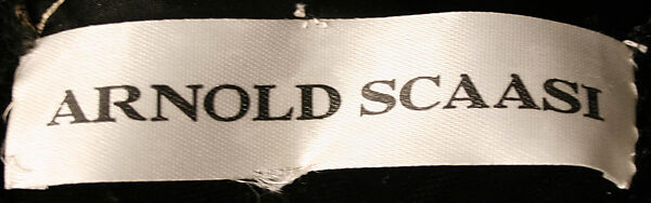 Evening dress, Arnold Scaasi (American, born Montreal, Canada, 1931–2015), silk, American