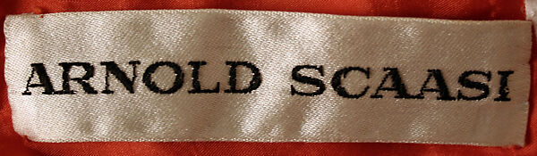 Evening ensemble, Arnold Scaasi (American, born Montreal, Canada, 1931–2015), silk, American