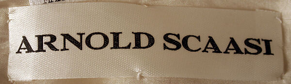 Evening ensemble, Arnold Scaasi (American, born Montreal, Canada, 1931–2015), silk, American