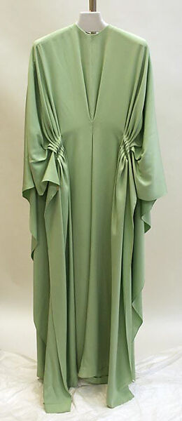 Caftan, Madame Grès (Germaine Émilie Krebs) (French, Paris 1903–1993 Var region), silk, French 