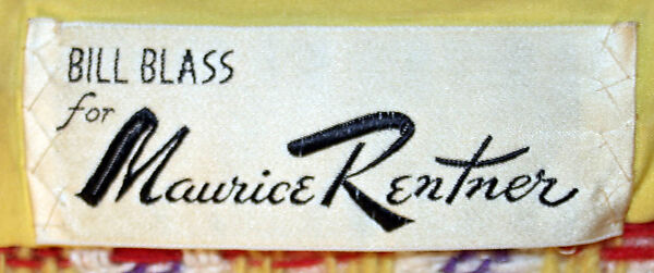 Suit, Maurice Rentner, Inc. (American, founded 1923), wool, American