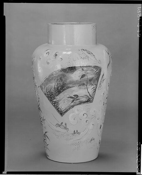 Aladdin Vase, Maria Longworth Nichols (American, 1849–1932), Earthenware, American