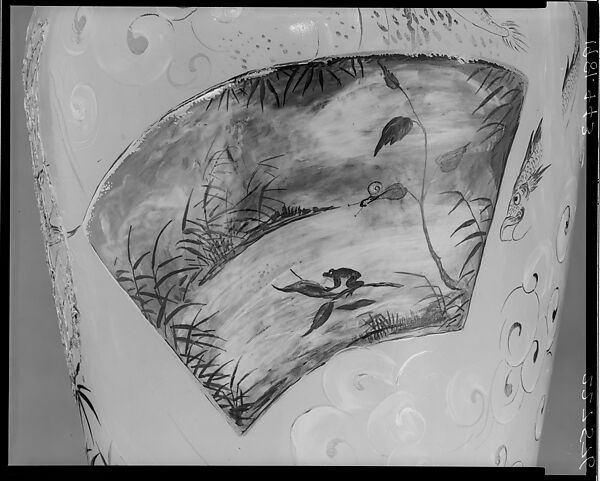 Aladdin Vase, Maria Longworth Nichols (American, 1849–1932), Earthenware, American