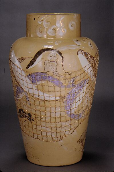 Aladdin Vase, Maria Longworth Nichols (American, 1849–1932), Earthenware, American