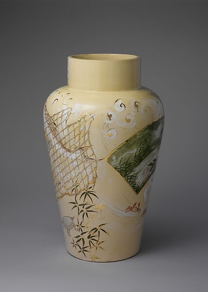 Aladdin Vase, Maria Longworth Nichols (American, 1849–1932), Earthenware, American