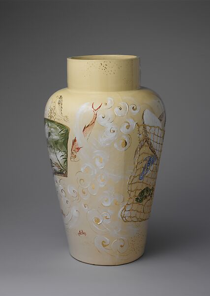 Aladdin Vase, Maria Longworth Nichols (American, 1849–1932), Earthenware, American