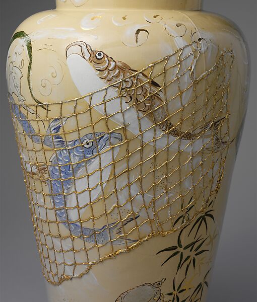 Aladdin Vase, Maria Longworth Nichols (American, 1849–1932), Earthenware, American