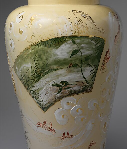 Aladdin Vase, Maria Longworth Nichols (American, 1849–1932), Earthenware, American